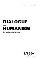 Dialogue and humanism : the Universalist quarterly.