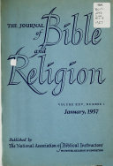 Journal of Bible and religion.