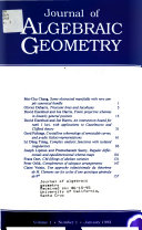 Journal of algebraic geometry.