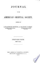 Journal of the American Oriental Society.
