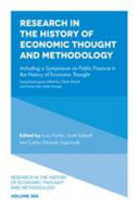Research in the history of economic thought and methodology : including a symposium on public finance in the history of economic thought