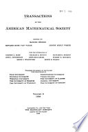 Transactions of the American Mathematical Society.