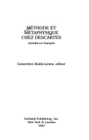 Méthode et métaphysique chez Descartes : articles en Français