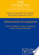 Johanssonian investigations : essays in honour of Ingvar Johansson on his seventieth birthday