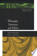 Philosophy, literature, and politics : essays honoring Ellis Sandoz