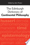 The Edinburgh dictionary of continental philosophy