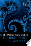 The Oxford handbook of the history of phenomenology