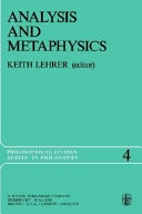 Analysis and metaphysics : essays in honor of R. M. Chisholm