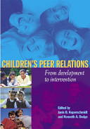 Children's peer relations : from development to intervention