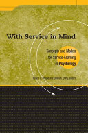 With service in mind : concepts and models for service-learning in psychology