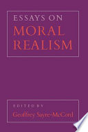 Essays on moral realism