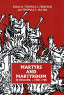 Martyrs and martyrologies : papers read at the 1992 Summer Meeting and the 1993 Winter Meeting of the Ecclesiastical History Society