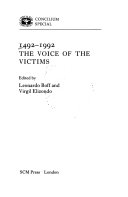 1492-1992, the voice of the victims