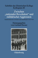 Zwischen "nationaler Revolution" und militärischer Aggression : Transformationen in Kirche und Gesellschaft während der konsolidierten NS-Gewaltherrschaft (1934-1939)