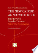 The new Oxford annotated Bible : New Revised Standard Version : with the Apocrypha : an ecumenical study Bible