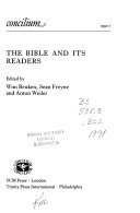 The Bible and its readers