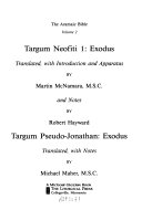 Targum Neofiti 1, Exodus