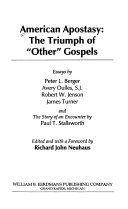American apostasy : the triumph of "other" gospels