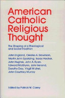 American Catholic religious thought