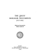 The Jesuit Makasar documents : 1615-1682
