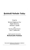 Reinhold Niebuhr today : essays