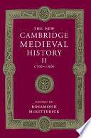 The New Cambridge medieval history