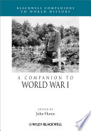 A companion to World War I