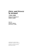Piety and power in Ireland, 1760-1960 : essays in honour of Emmet Larkin