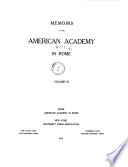Memoirs of the American Academy in Rome.