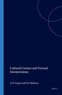 Cultural contact and textual interpretation : papers from the Fourth European Colloquium on Malay and Indonesian Studies, held in Leiden in 1983