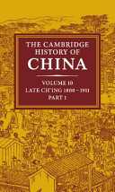 The Cambridge history of China