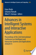 Advances in Intelligent Systems and Interactive Applications Proceedings of the 2nd International Conference on Intelligent and Interactive Systems and Applications (IISA2017)