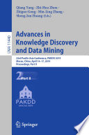 Advances in Knowledge Discovery and Data Mining 23rd Pacific-Asia Conference, PAKDD 2019, Macau, China, April 14-17, 2019, Proceedings, Part II