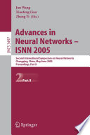 Advances in Neural Networks - ISNN 2005 Second International Symposium on Neural Networks, Chongqing, China, May 30 - June 1, 2005, Proceedings, Part II