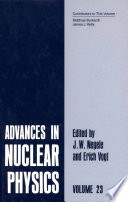 Advances in Nuclear Physics Volume 23
