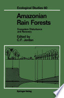 Amazonian Rain Forests Ecosystem Disturbance and Recovery /