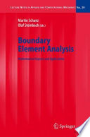 Boundary Element Analysis Mathematical Aspects and Applications