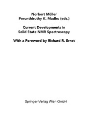 Current Developments in Solid State NMR Spectroscopy