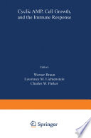 Cyclic AMP, Cell Growth, and the Immune Response Proceedings of the Symposium Held at Marco Island, Florida January 8–10, 1973