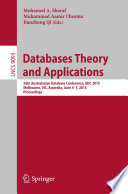 Databases Theory and Applications 26th Australasian Database Conference, ADC 2015, Melbourne, VIC, Australia, June 4-7, 2015. Proceedings