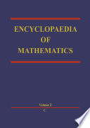 Encyclopaedia of Mathematics C An updated and annotated translation of the Soviet ‘Mathematical Encyclopaedia’