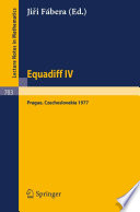 Equadiff IV Proceedings, Prague, August 22-26, 1977