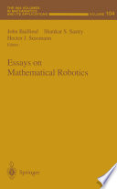 Essays on Mathematical Robotics