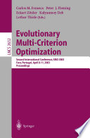 Evolutionary Multi-Criterion Optimization Second International Conference, EMO 2003, Faro, Portugal, April 8-11, 2003, Proceedings