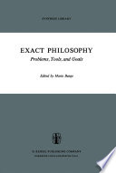 Exact Philosophy Problems, Tools, and Goals