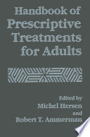 Handbook of Prescriptive Treatments for Adults