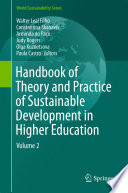 Handbook of Theory and Practice of Sustainable Development in Higher Education Volume 2