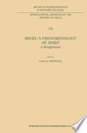 Hegel’s Phenomenology of Spirit: A Reappraisal