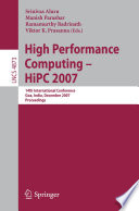 High Performance Computing - HiPC 2007 14th International Conference, Goa, India, December 18-21, 2007, Proceedings