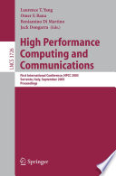 High Performance Computing and Communications First International Conference, HPCC 2005, Sorrento, Italy, September, 21-23, 2005, Proceedings